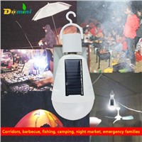 Sunlight Solar Light E27 Base Led Bulb With 3 Solar Panels Power 7W Lamp Solar Lantern Outdoor Lighting Garden Lamp for Camping
