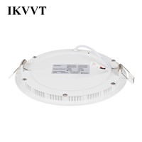 ILLUSION@3PCS/pack LED 6000K Downlight smd2835 Panel Light 15watt Round One Color AC100-240V cool white color Indoor usage