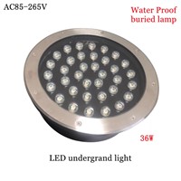 LED lamp Underground Light  36W led rgb  waterproof  Buried  Recessed garden Path Landscape Outdoor Lighting