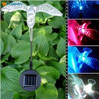 Lumiparty Multicolor LED Solar Light Outdoor Bird Lawn Lamps Solar LED Path Light Outdoor Garden Landscape Lamp