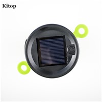 Kitop Outdoor Solar Bottle LED Camping light DC5V USB Rechargeable Foldable Silicon Lantern Light for Hiking,Fishing,Cycling