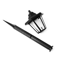 Solar Power LED Path Way Wall Landscape Mount Garden Fence Outdoor Lamp Light Water Resistant