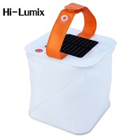 Hi-Lumix 1PC Square Inflatable Solar Light Lantern Foldable Camping Lamp Waterproof Outdoor Hiking hang lighting Emergency