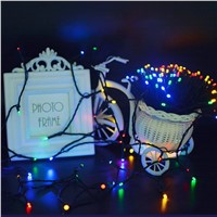 Dcoo 2 Pieces 8 Modes 72ft 22m 200 LEDs Solar LED String Lights Waterproof Solar Fairy String Lights Outdoor Party Lights Garden
