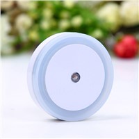 LumiParty New Fashion LED night light US Plug Colors novelty bed lamp For Baby Bedroom Gift Romantic Circle Lights White