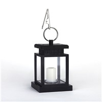 LumiParty New Classic Outdoor Solar Power Yellow LED Candle Light Yard Garden Decoration Tree Lantern Hang Hanging Lamp