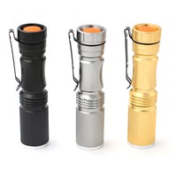 CREE Q5 LED Flashlight 3 mode 2000LM Adjustable Focus Hunting Fishing Camping Light Torch Lantern Lamp For AA or 14500 Battery