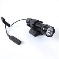 Tactical T6 LED Flashlight Torch 1 Modes LED Flash Light 18650 Lanterna Hunting With Magnetic X Gun Mount Holder Battery charger