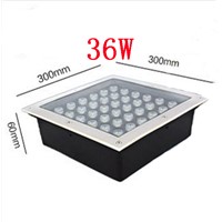 LED high power buried lights square waterproof LED buried lights 3w9w12w16w18w24w LED floor lamp AC85-260V LED Underground Light