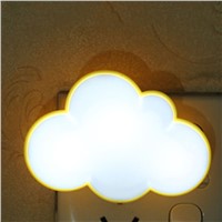 LumiParty HOT Novelty Cloud Shape Night Light Childrens Bedroom LED Light Mini Cloud Lamp Emitting Room Decor Gift for Kids Baby