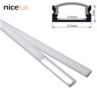 5set 3.3ft 1m/set U-Shape LED Strip Aluminum Channel Profile for 8mm 10mm 12mm 3528 5050 LED Bar Light Housing with Cover