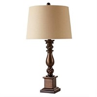 Retro Rural Resin Fabric E27 Table Lamp Adjusatble for Living Room Bedroom Bedside Reading Lighting H 61/67cm 1531