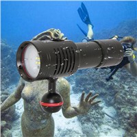 3000LM 4x XP-G2 White + 2x XPE Red LED Diving Flashlight Scuba Video Photography Waterproof Light Torch Dive Underwater Lamp