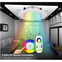 10PCS 6W 12W 2.4G Milight Wireless Dimmable LED Downlight Smart RGBW RGBWW Dimming Led Down lights By IOS/Android Phone