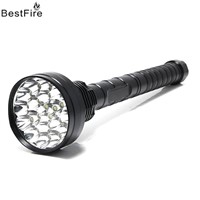 BestFire XM-L T6 3800lm led torch flashlight 21 CREE aluminum waterproof flashlight 26650 or 18650 rechargeable battery