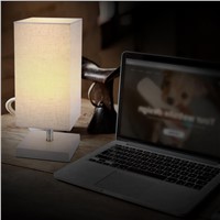 LumiParty Table Lamp Bedside Desk Lamp With Fabric Shade and Solid Wood for Bedroom Relax Lighting For Bedroom Bedside Desk Lamp
