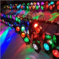 LumiParty LED Light 10W DC/AC 12V RGB LED Underwater Fountain Light 1000LM IP67 Waterproof Swimming Pool Pond Tank Aquarium Lamp