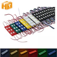 LED Module 5050 3 LEDs DC12V White/Warm White/Red/Green/Blue/RGB Waterproof Light Advertising Lamp 20Pcs/Lot