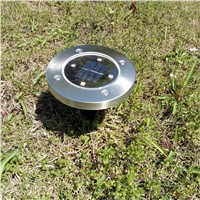 ICOCO Stylish Solar LED Powered Spike Lamp Spotlight Landscape Garden Yard Path Lawn Solar Lamps Outdoor Grounding Sun Light