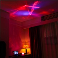 New Ocean Wave Projector Music Player Speaker LED Night Light Colorful Sky Starry Aurora Master Projection Kids Sleeping