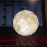 Customized 3D Magical Full Moon Light Print Simple Personality Lunar Lamp Desk Night Light For Decoration Moonlight IY303170-18