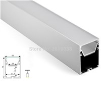10 X1 M Sets/Lot Al6063 T6 led aluminium profile and Large U type channel led strip for ceiling or pendant lighting