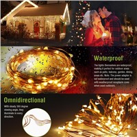 OSIDEN garland light usb 16.4 32.8ft Copper wire string Fairy strip light decoration Garden festive party Fairy tale atmosphere