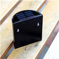 LED Solar 6LEDs White Lighting Sensor IP55 Waterproof Outdoor Solar Wall Light Garden Pathway Corridor Fence Light Solar lamp