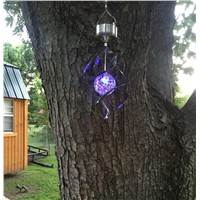 Colorful Solar Power Hanging Lights Outdoor Courtyard LED Solar Lamp Waterproof Romantic Changing Color Light for Garden Decor