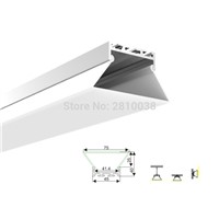10 X1 M Sets/Lot Factory price led aluminium profile and U channel led for ceiling pendant or recessed wall lights