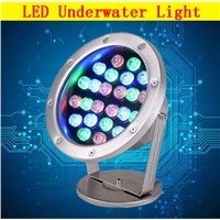 DC12V waterproof IP68 Epistar led underwater light for swimming pool pond fountain 3W 6W 18W 36W LED Underwater Lights DMX Lamp