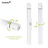 Tanbaby Portable PIR Motion Sensor LED Cabinet Night Light  Battery Powered Adjustable Bar Closet Lamp for Wardrobe Kitchen Hall