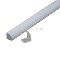 100 x 1M Sets/Lot 60 angle aluminium profile for led strips and V type led channel strip for Cabinet or wardrobe light