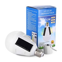 12W Solar panel LED bulb LED Solar Lamp Solar Power IP65 LED Light Outdoor Solar Lamp Spotlight Garden Light Emergency Lamp