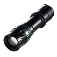 Super Bright Skid-proof Adjustable 3000Lumen Zoomable LED Flashlight Torch Zoom Light for Self Safety, Hunting,Cycling