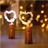 New 20 LED Wine Bottle Cork Lights Starry LED Lights Copper Wire String Lights for Bottle DIY Party Decor Christmas Wedding