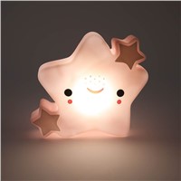 Creative Adurable Novelty Star Night Light Kids Bedsibe Led Lamp For Children Baby Birthday Christmas Toy Gift Decoration
