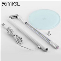 Yenmol LED Table Lamps Contemporary for Living Room Bedroom Reading Light USB led Desk Lamps Student Desktops lamps Lighting