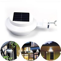 High Quality  New 4 LED Solar Powered Gutter Light Outdoor/Garden/Yard/Wall/Fence/Pathway Lamp