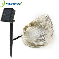 OSIDEN 10M 100LED Solar Powered String Lights Copper Wire Outdoor Fairy Light for Christmas Garden Home Holiday Decorations