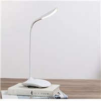 Adjustable USB LED Desk Lamp Book Light Table Rechargeable Touch Switch 3-level Adjusted Brightness Study Reading Eye Protection