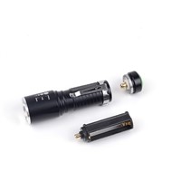 MINI flashlight CREE  XM-L T6 LED torch Aluminum waterproof zoomable Led for 18650 Rechargeable Battery or AAA