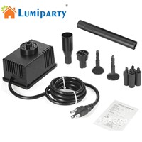 LumiParty Underwater Fountain Water Pump LED Light Submersible Pump Aquarium Fish Tank Pond Hydroponic Water Fountains