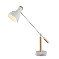 Wood Table Lamp with Balance Arm