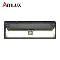 ARILUX AL-SL12 PIR Motion Sensor 80 LED Solar Light Outdoor Solar Powered LED Garden Light Waterproof Emergency Wall Lamp