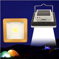 Square Portable Solar Lantern 2 Modes Emergency LED Outdoor Camping Lamp Waterproof USB Rechargeable Handy Light Lamps