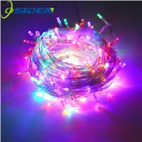 Outdoor waterproof Christmas Light 220V/110V 50M 500LED rgb Warm White  MultiColor String Lights for Christmas party wedding