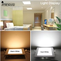IMINOVO Round LED Panel Light 3W 12W 15W 18W 24W Downlight Ceiling Lamp AC 110V 220V Indoor Surface Mounted Lighting Living Room