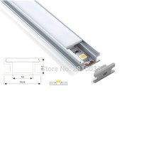 20 X 1M Sets/Lot H type led aluminum profile and flat channel profile led for ground or floor lighting