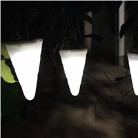 Ice Cream Cone Solar Lamp LED Outdoor Garden Path Camping Solar Powerd Hanging Lights Decoration Pendant Lamp for Party 2017 Hot